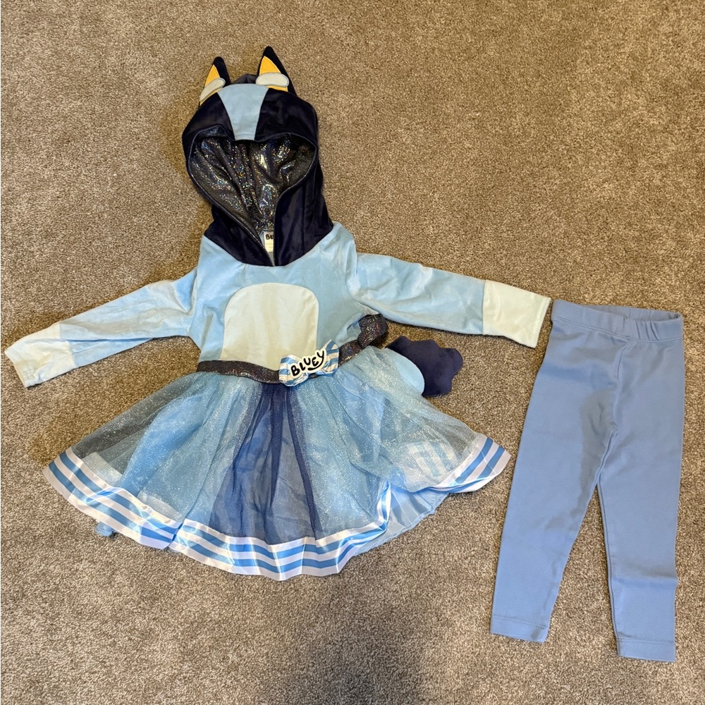 Kids Costume Set - Bluey with leggings